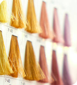 ヘアカラーのサンプル画像 