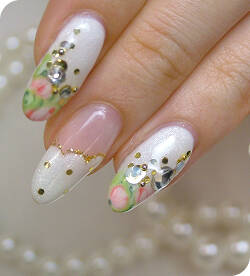 ネイルアートの写真 