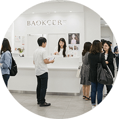 オープンキャンパス受付の写真